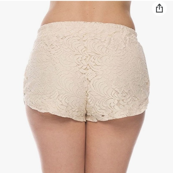 Ambiance Apparel Lace Shorts - Picture 5 of 6